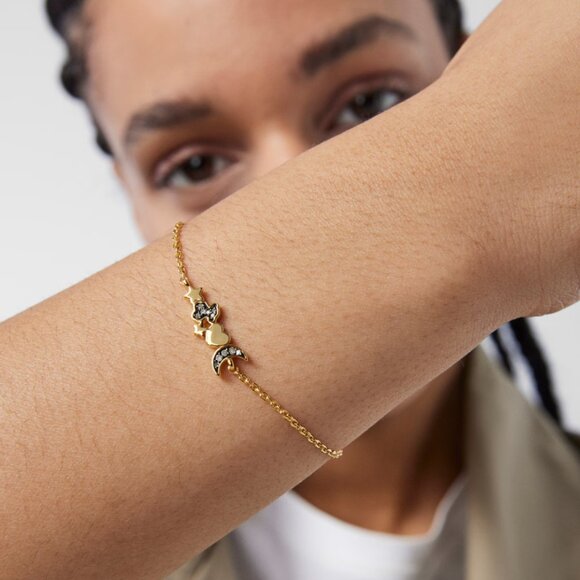 Tous Silver Vermeil Nocturne Bracelet with Charms - Picture 4 of 5